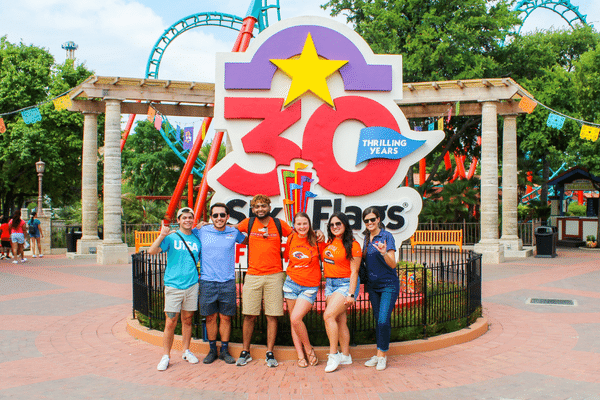 Students in front of SFFT Sign